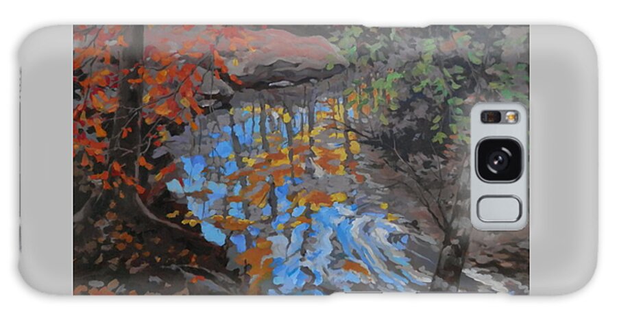 Autumn Galaxy Case featuring the painting Sabbath Creek Autumn by Martha Tisdale