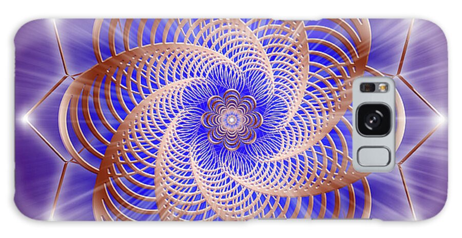 Endre Galaxy Case featuring the photograph Sacred Geometry 106 by Endre Balogh