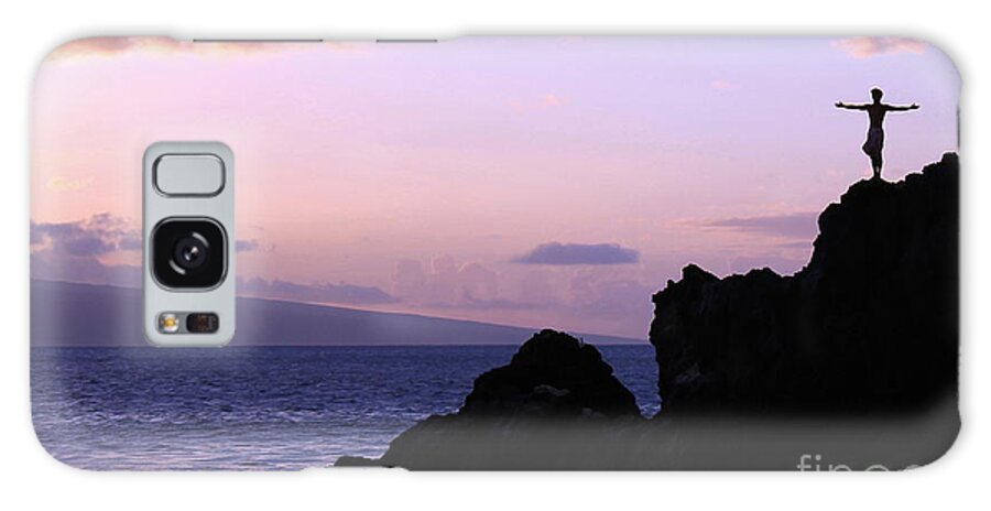 Maui Galaxy Case featuring the photograph Sacred Tribute by Krissy Katsimbras