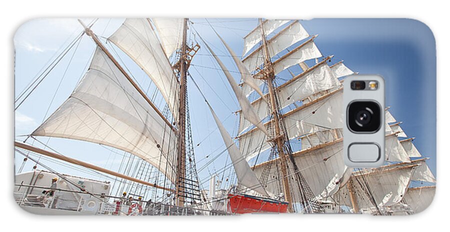 Sailing Ship Galaxy Case featuring the photograph Sail Training Ship NIPPON MARU by Aiolos Greek Collections
