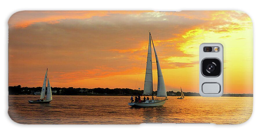 Sailboat Galaxy Case featuring the photograph Sailboat Parade by Robert Henne
