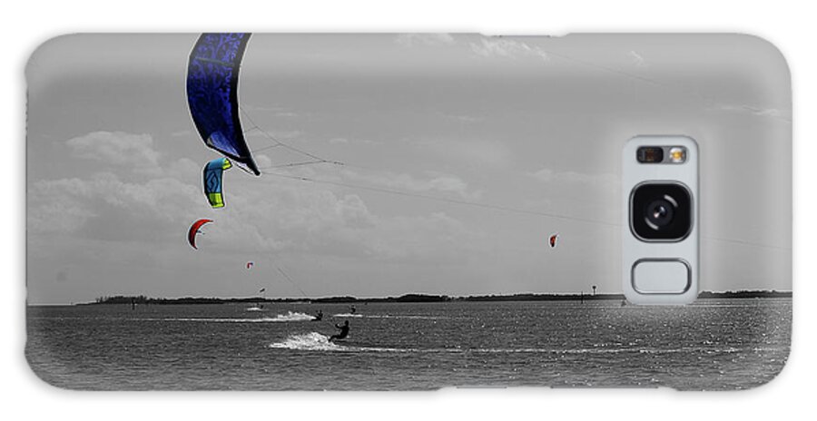 Art Galaxy Case featuring the photograph Sails in color by Bradley Dever