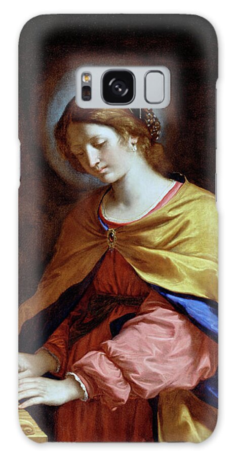 Arts Galaxy Case featuring the painting Saint Cecilia by Guercino
