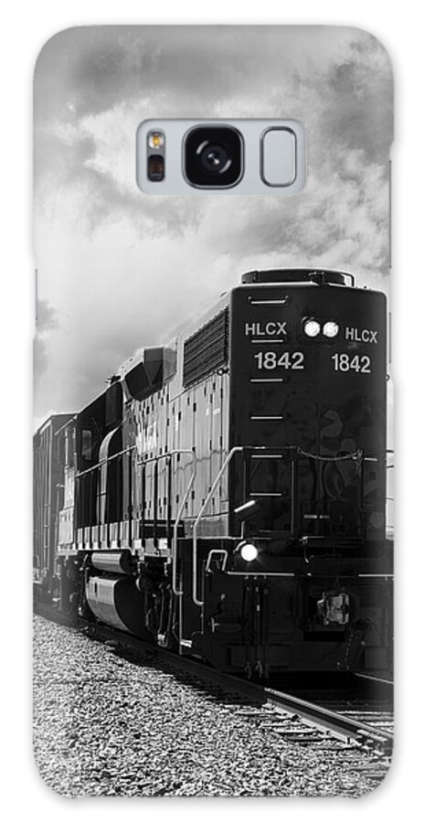 Salinas Galaxy Case featuring the photograph Salinis Train Stop by Bruce Bottomley