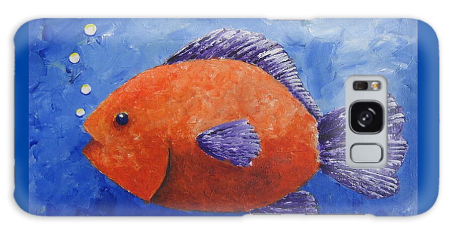 Fish Galaxy Case featuring the painting Sammy by Suzanne Theis