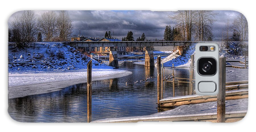 Sandpoint Galaxy Case featuring the photograph Sand Creek Winter by Lee Santa