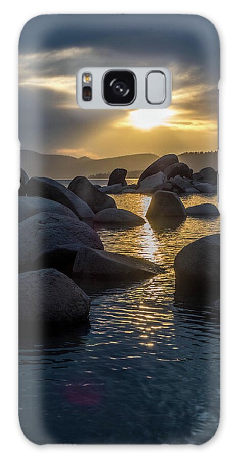 Sand Galaxy Case featuring the photograph Sand Harbor Light by Martin Gollery