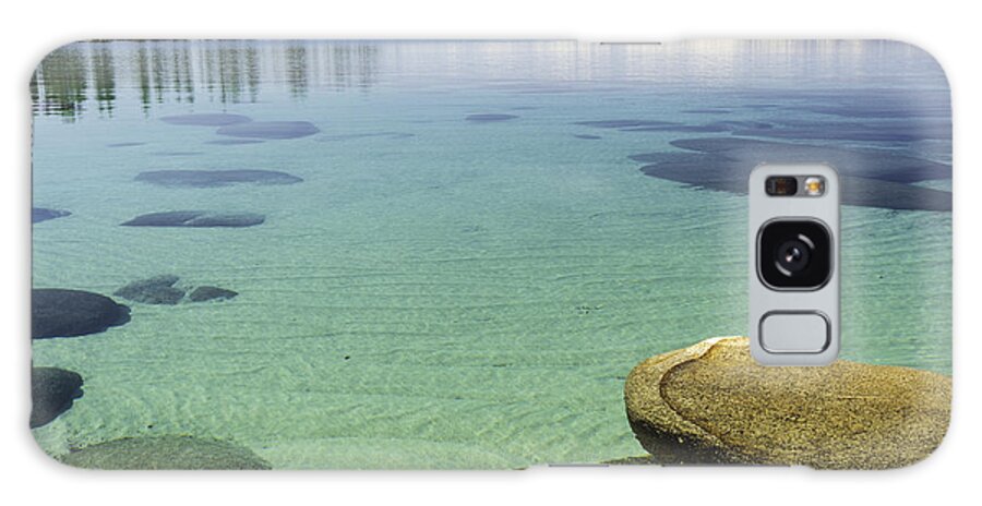Usa Galaxy Case featuring the photograph Sand Harbor underwater rocks by Martin Gollery