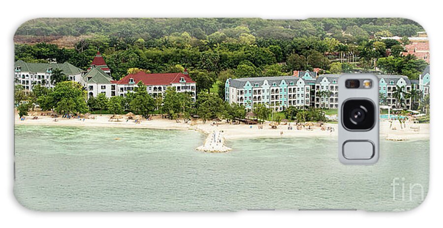 Sandals South Coast Galaxy Case featuring the photograph Sandals South Coast in Jamaica Aerial by David Oppenheimer