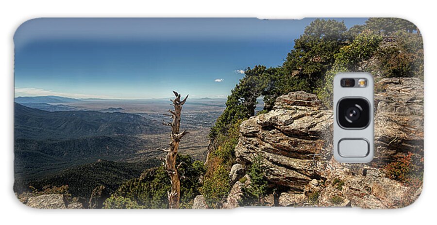 Landscape Galaxy Case featuring the photograph Sandia Crest Overlook by Michael McKenney
