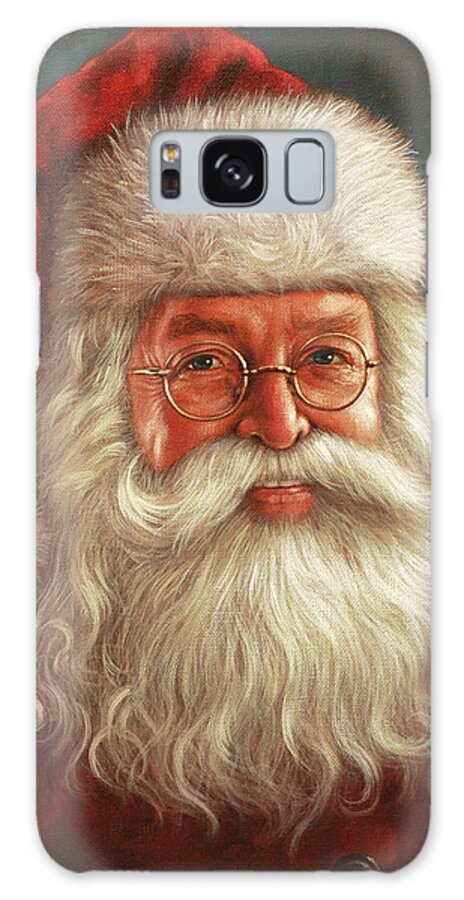 Santa Galaxy S8 Case featuring the painting Santa 2017 by Glenn Pollard