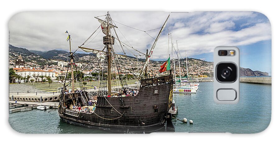 Atlantic Ocean Galaxy Case featuring the photograph Santa Maria In Funchal, Madeira, Portugal by Liesl Walsh