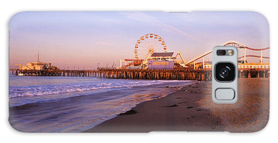 Photography Galaxy Case featuring the photograph Santa Monica Pier, California, Usa by Panoramic Images