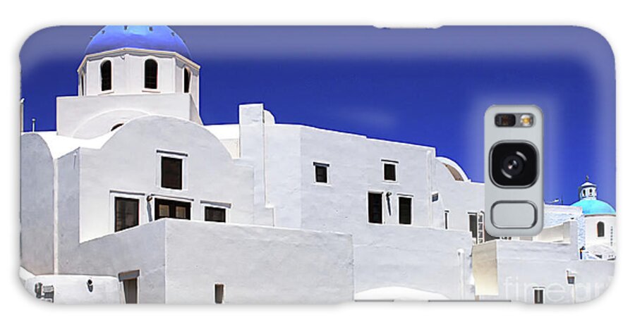 Greece Galaxy Case featuring the photograph Santorini Greece Architectual Line 6 by Bob Christopher