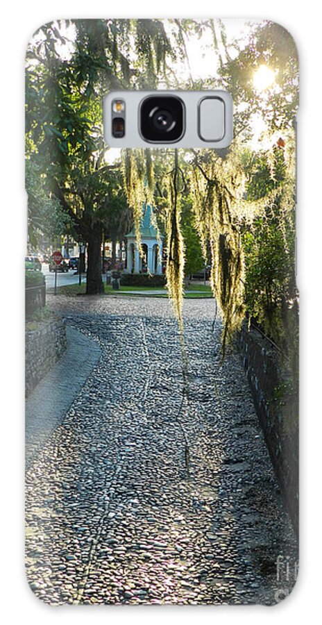 Savannah Galaxy Case featuring the photograph Savannah Walkway by Deborah Ferree