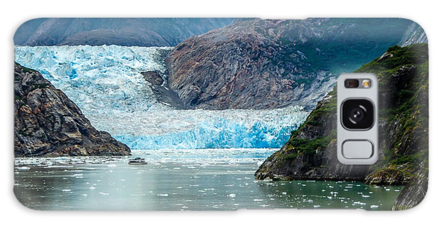 Alaska Galaxy Case featuring the photograph Sawyer Glacier by Pamela Newcomb