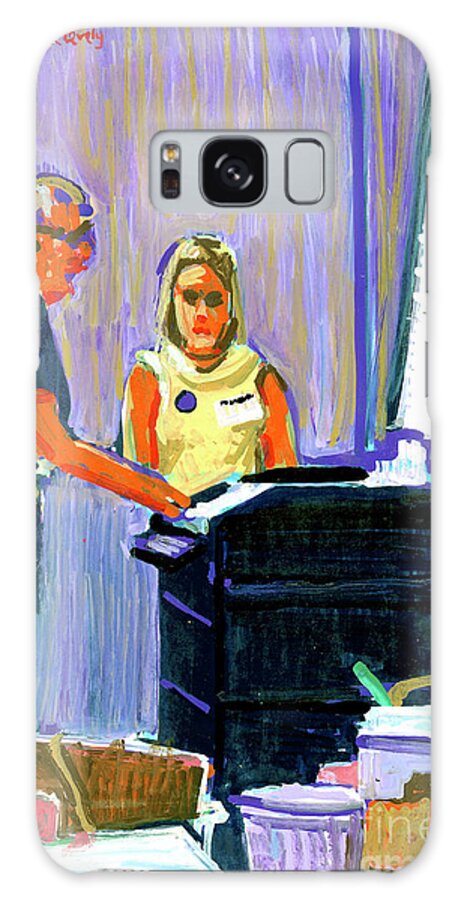 President George Bush Galaxy Case featuring the painting Scanning 2004 Electoral Votes by Candace Lovely