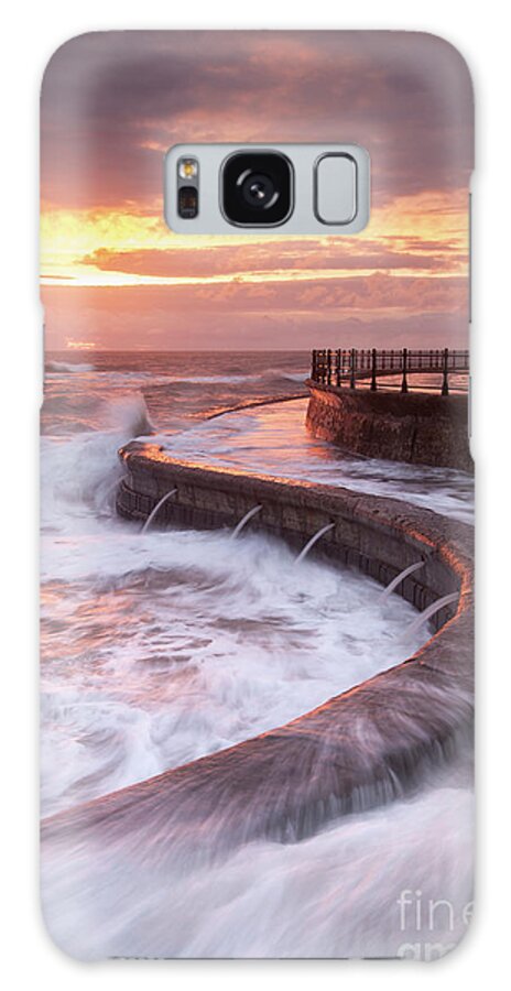 Scarborough Galaxy Case featuring the photograph Scarborough Seas by Martin Williams