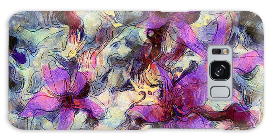 Flowers Galaxy Case featuring the photograph Scarlet Dancers by Susan Eileen Evans