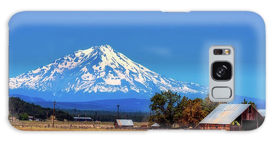 Mount Shasta Galaxy Case featuring the photograph Scenic View Of Mount Shasta by Mountain Dreams