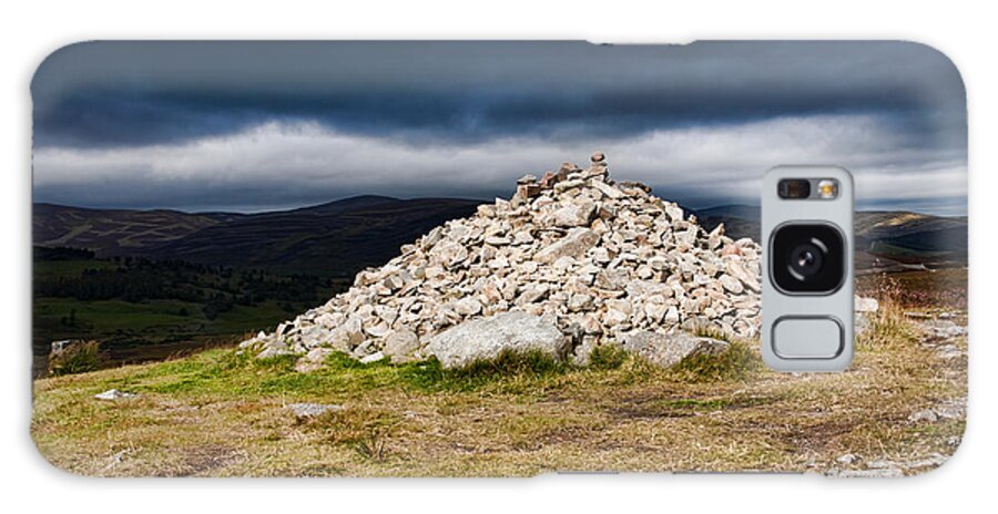 Cairns Galaxy Case featuring the photograph Scottish Cairn by Diane Macdonald