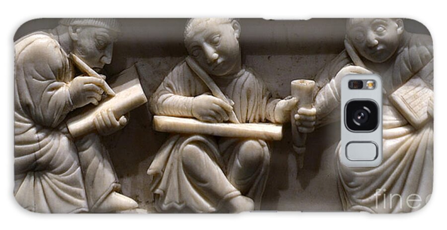 Communication Galaxy Case featuring the photograph Scribes, 10th Century by Science Source