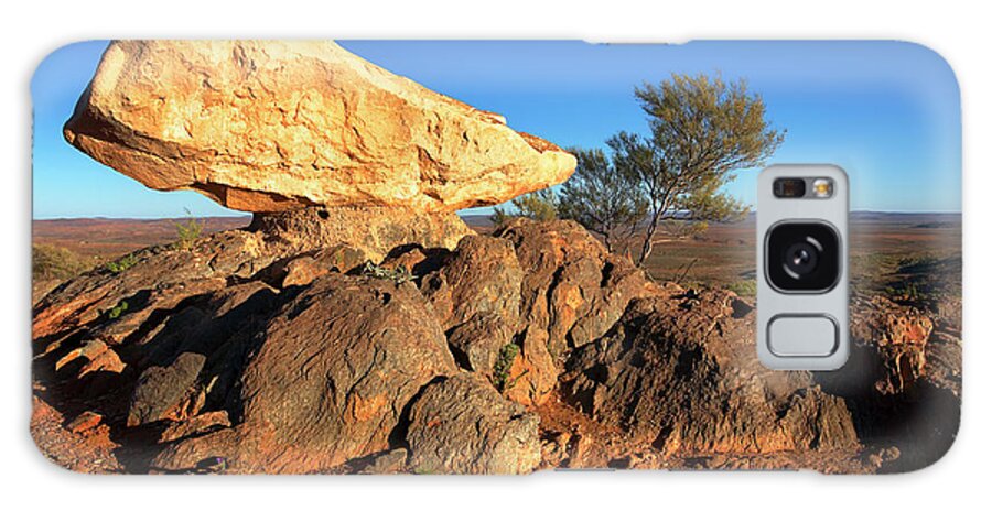 Nsw New South Wales Australia Australian Outback Galaxy Case featuring the photograph Sculpture Park Broken Hill by Bill Robinson