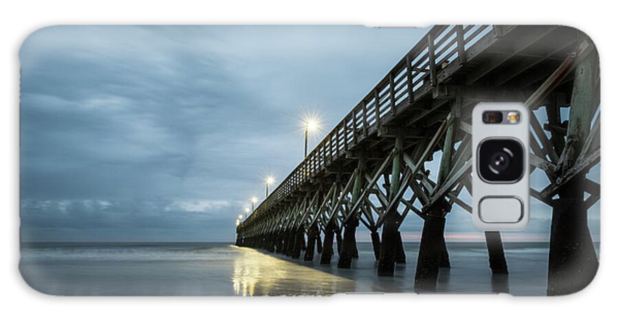 Sea Cabin Galaxy Case featuring the photograph Sea Cabin Pier by Ivo Kerssemakers