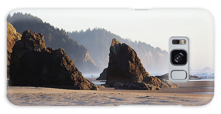 Sea Galaxy Case featuring the photograph Sea Cliffs by Julie Rauscher
