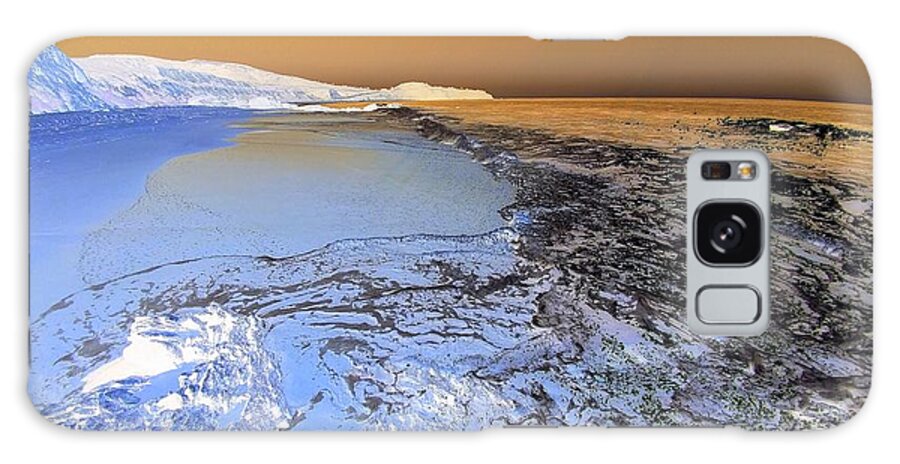 Sea Galaxy Case featuring the photograph Sea Foam World by J R Yates