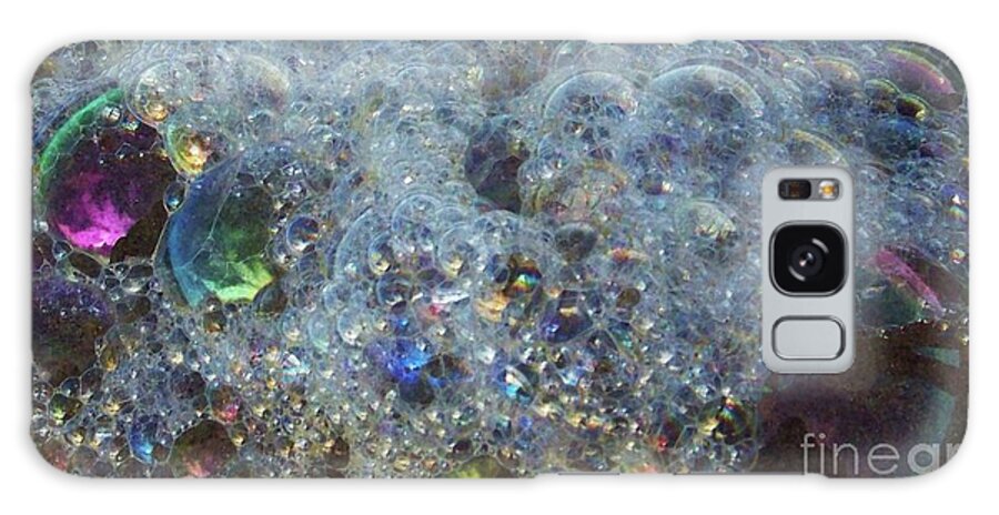 Abstract Galaxy Case featuring the photograph Sea Foam by Julie Rauscher