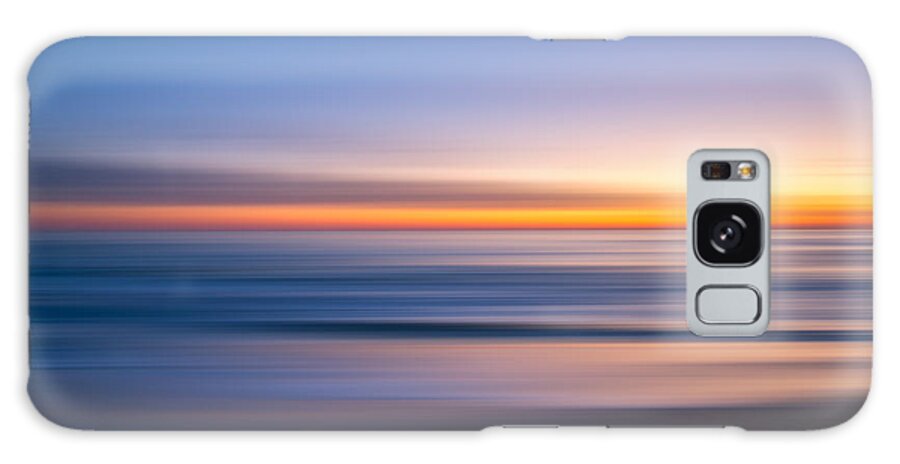 Seascape Galaxy Case featuring the photograph Sea Girt New Jersey Abstract Seascape Sunrise by Michael Ver Sprill