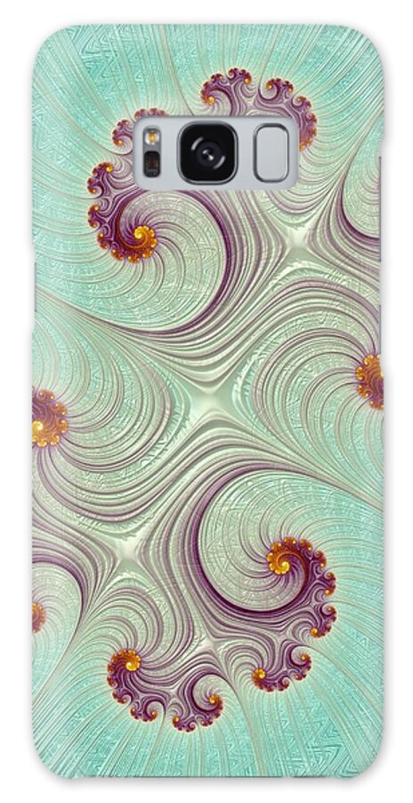 Sea Galaxy Case featuring the photograph Sea Green Can Be Pretty by Diane Lindon Coy