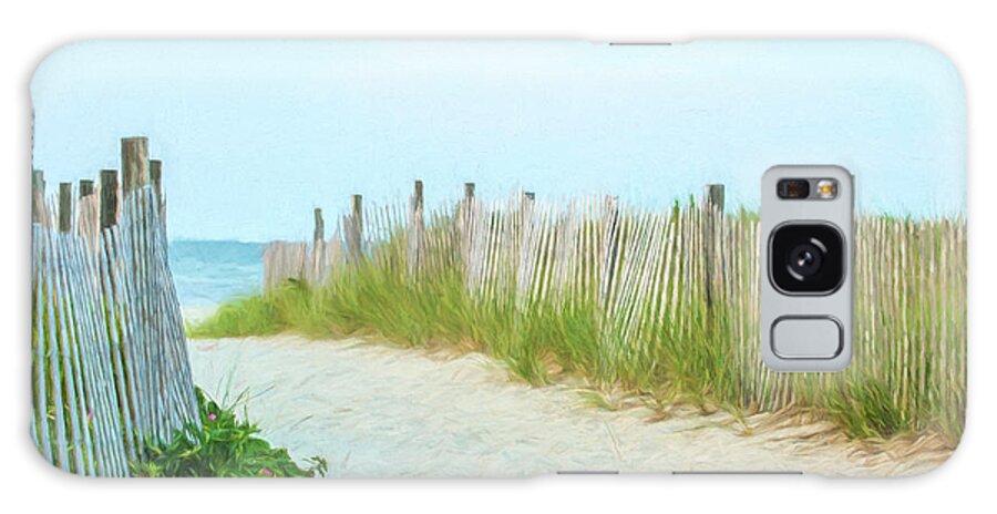 Beach Galaxy Case featuring the photograph Sea Gull Beach #1 by Michael James