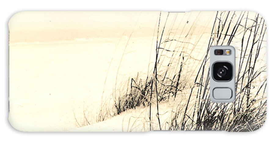 Sea Oats Galaxy Case featuring the photograph Sea Oats in the Dunes at the Beach by John Harmon