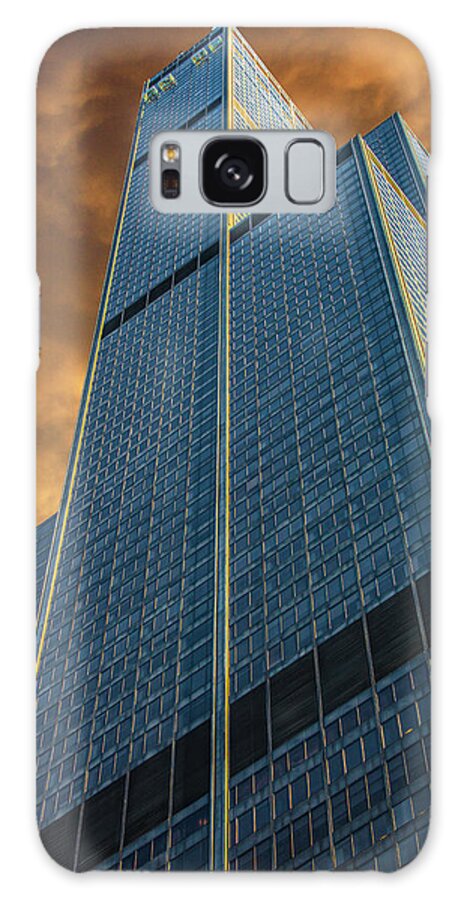 Sears Tower Skidmore Owings And Merrill Dsc4358 Galaxy Case featuring the photograph Sears Tower Skidmore Owings and Merrill DSC4358 by Raymond Kunst