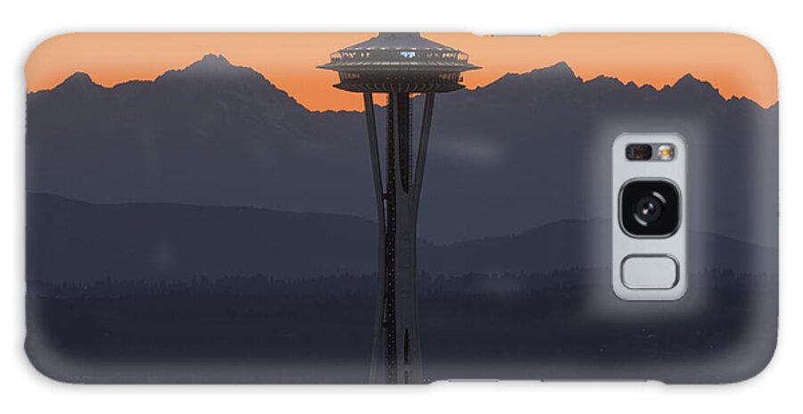Seattle Galaxy Case featuring the photograph Seattle Sunset by Matt McDonald