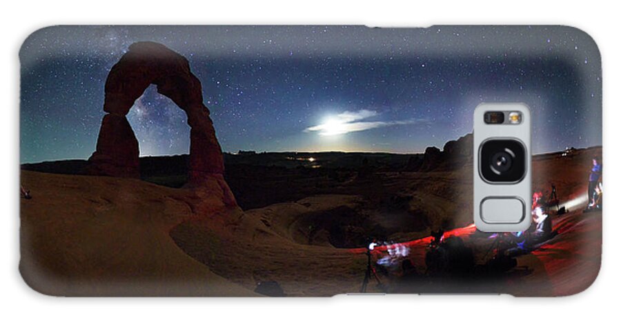 All Rights Reserved Galaxy Case featuring the photograph Seclusion At Delicate Arch by Mike Berenson