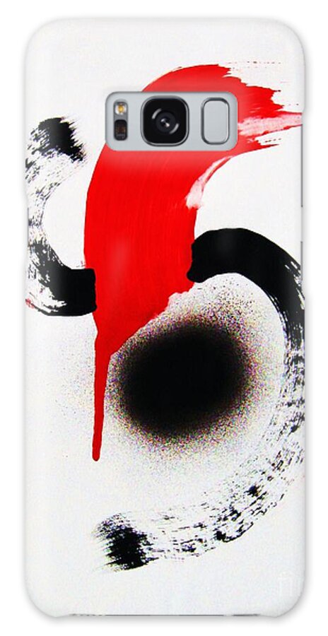 Abstract Galaxy S8 Case featuring the painting Seigyo Funo by Thea Recuerdo