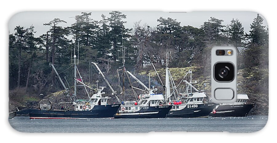 Fishing Boats Galaxy Case featuring the photograph Seiners in NW Bay by Randy Hall