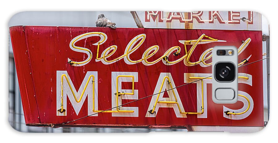 Selected Meats Galaxy Case featuring the photograph Selected Meats by Mark Harrington