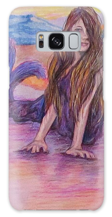 Mythology Galaxy S8 Case featuring the painting Selkie by Barbara O'Toole