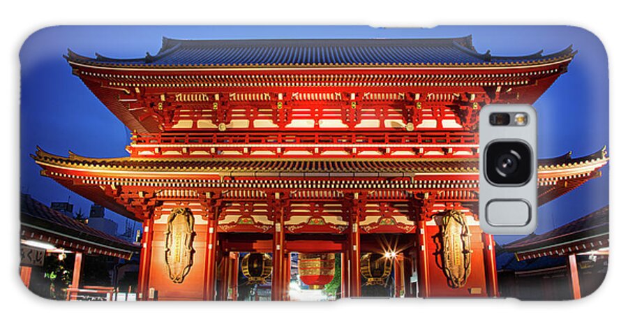 Tokyo Galaxy Case featuring the photograph Sensoji Temple Tokyo by Jane Rix