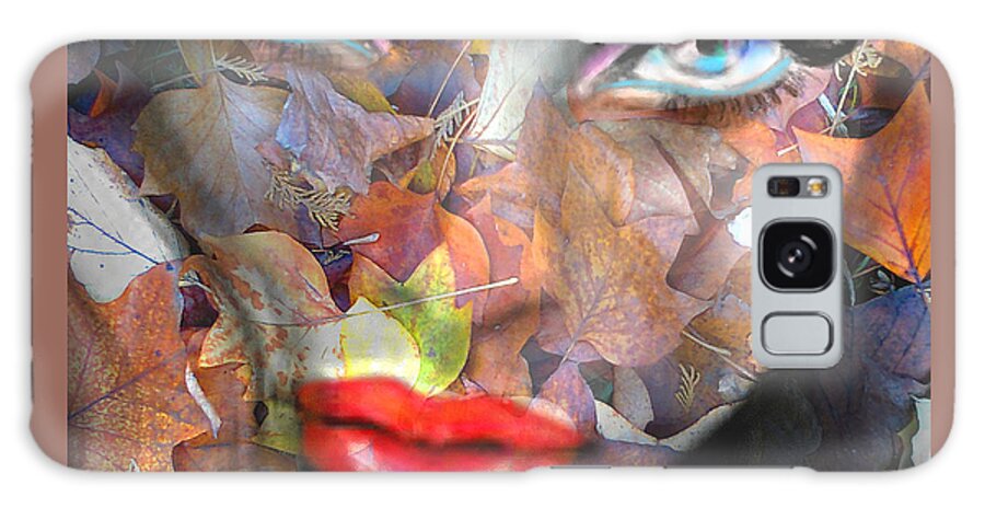 Angie Braun Galaxy Case featuring the painting Sensual Eyes Autumn by Angie Braun