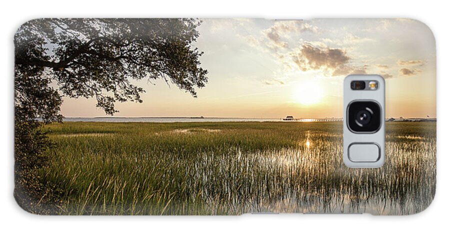 Charleston Galaxy Case featuring the photograph September Sun by Donnie Whitaker