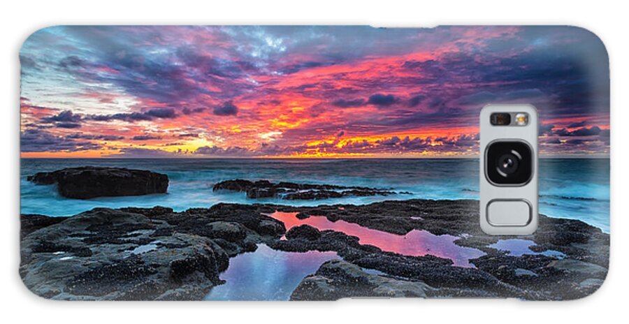 #faatoppicks Galaxy Case featuring the photograph Serene Sunset by Robert Bynum