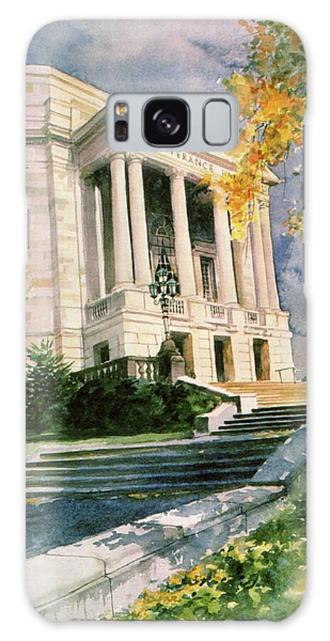 Severance Hall Galaxy Case featuring the painting Severance Hall by Maryann Boysen