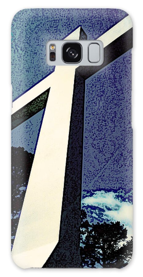 Sewanee Galaxy Case featuring the digital art Sewanee Cross by Rod Whyte
