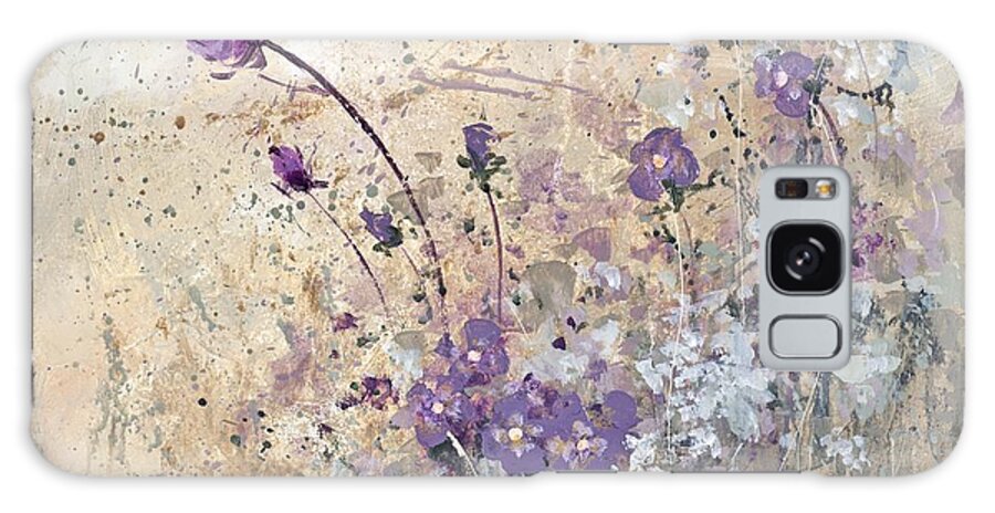 Flowers Galaxy Case featuring the painting Shabby eleven by Laura Lee Zanghetti
