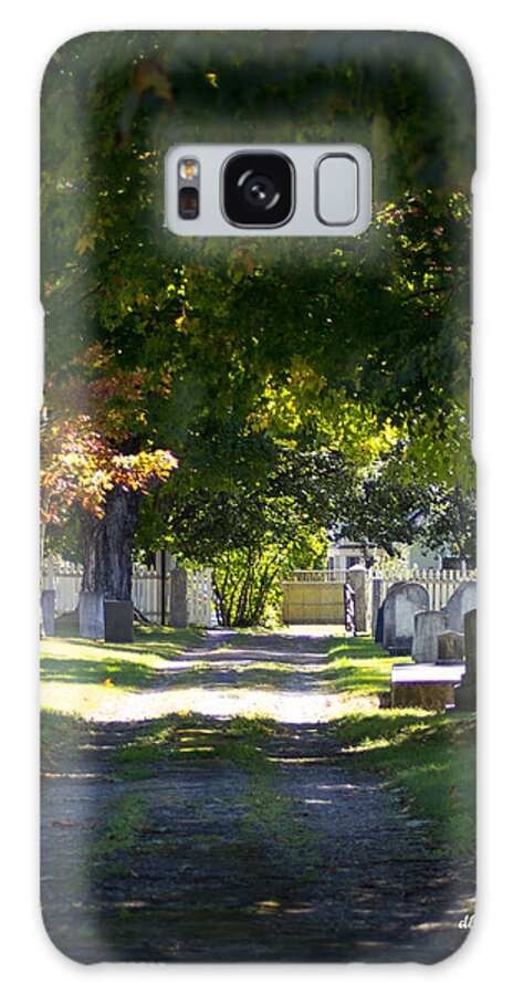 Cemetery Galaxy Case featuring the photograph Shady Lane by Dick Botkin